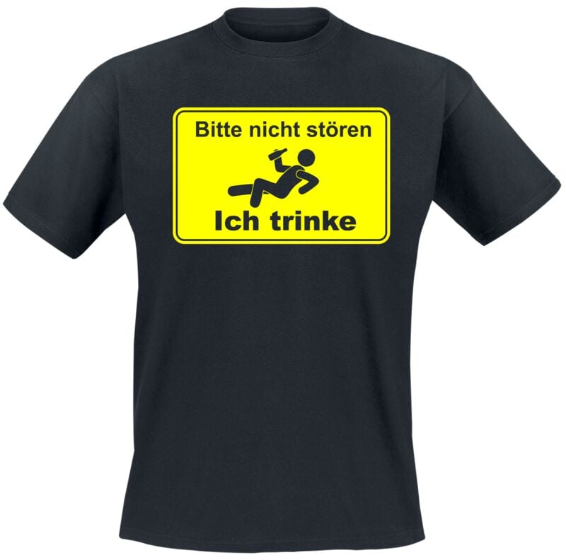 4068143347495 - Bitte nicht stören - Ich trinke T-Shirt schwarz in XL 4068143347495 - Bitte nicht stören - Ich trinke T-Shirt schwarz in XL