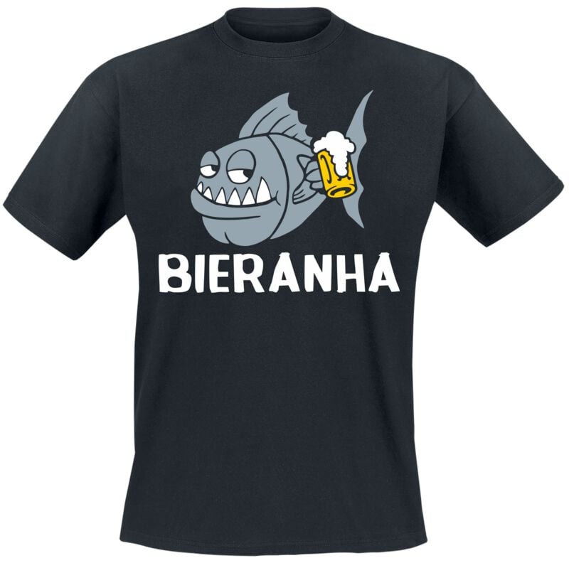 4068143347785 - Bieranha T-Shirt schwarz in L 4068143347785 - Bieranha T-Shirt schwarz in L