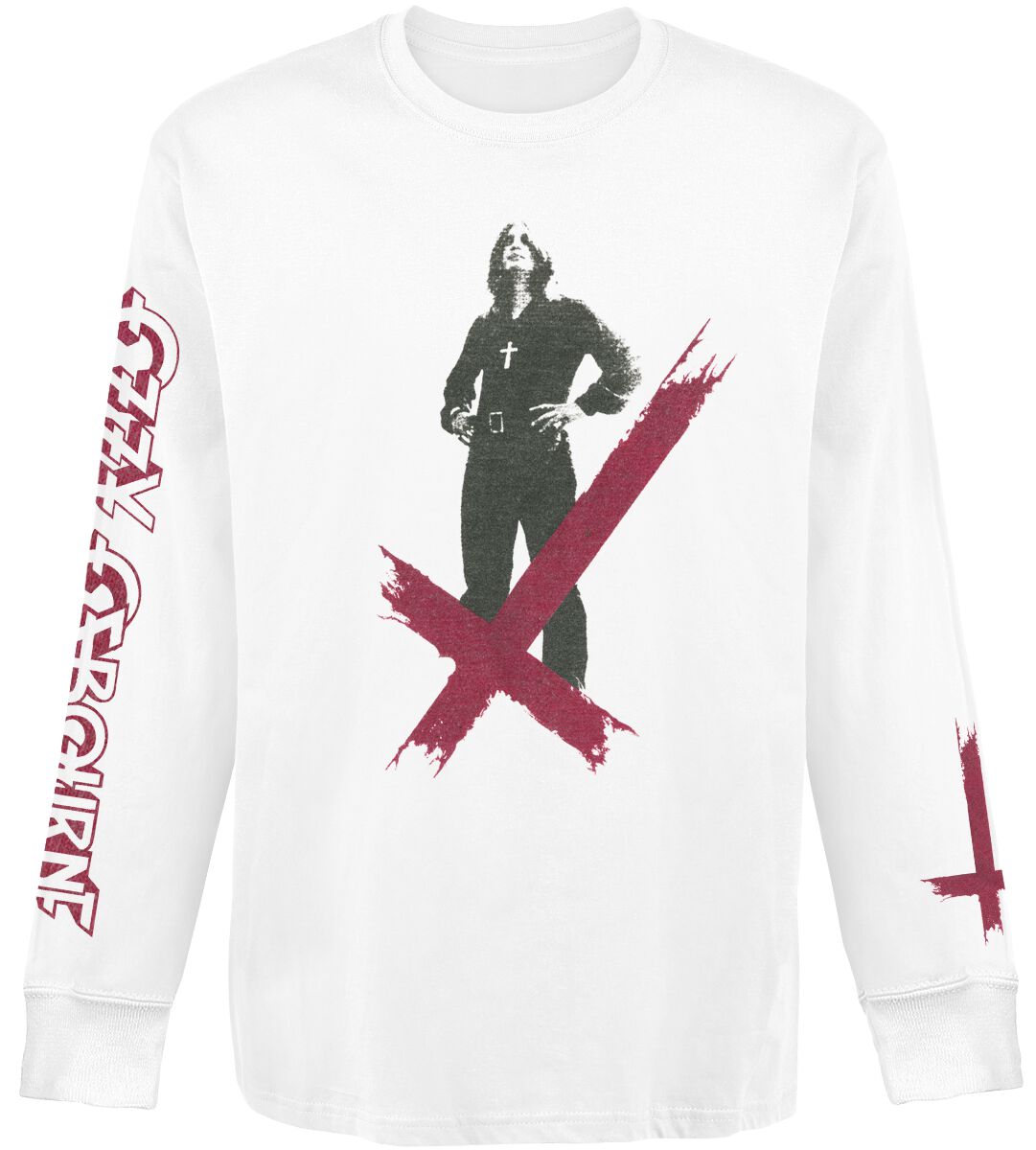 4068143357333 - Crosses Langarmshirt weiß in XL