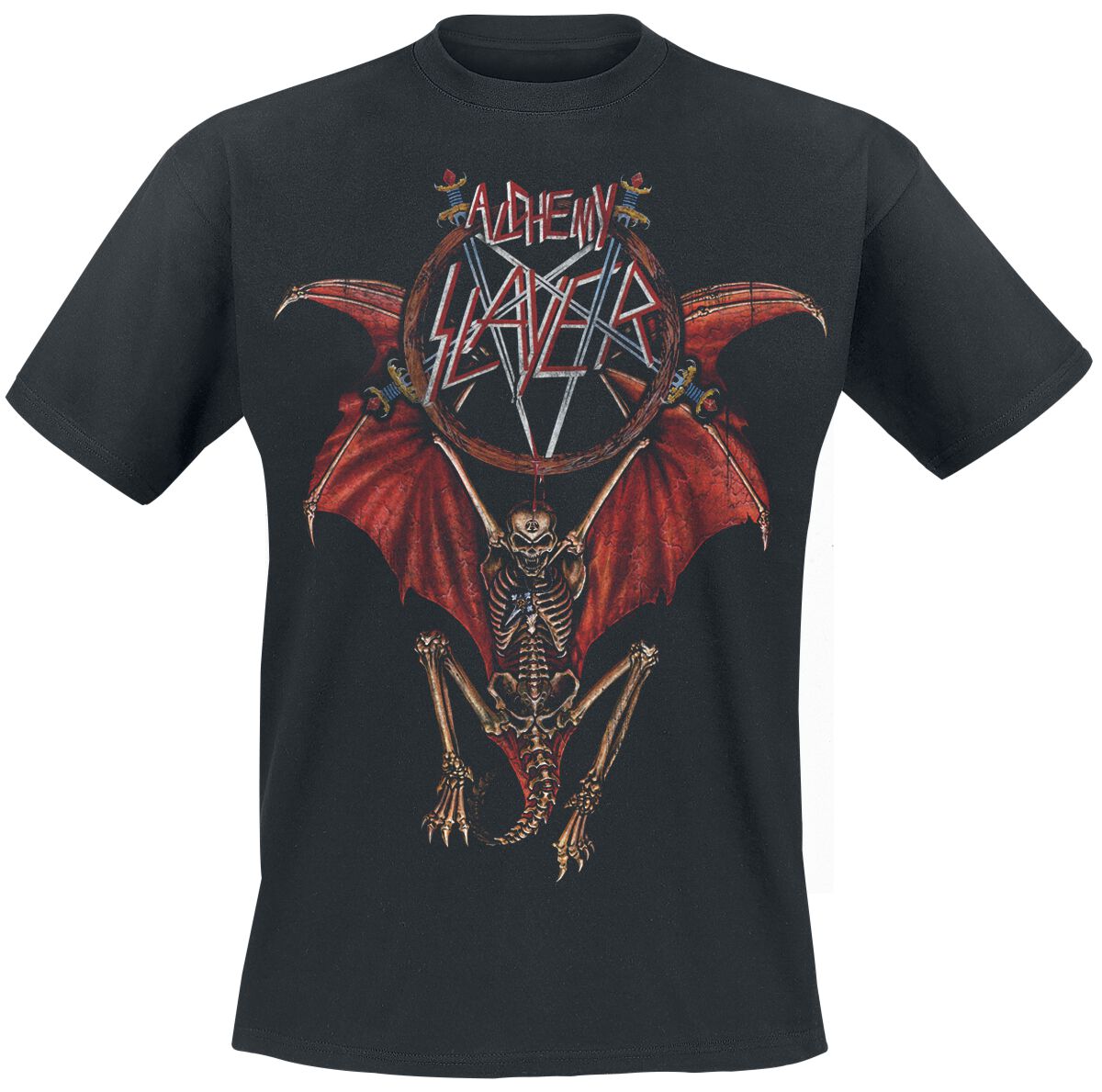4068143357913 - Alchemy - Winged Demon T-Shirt schwarz in 5XL