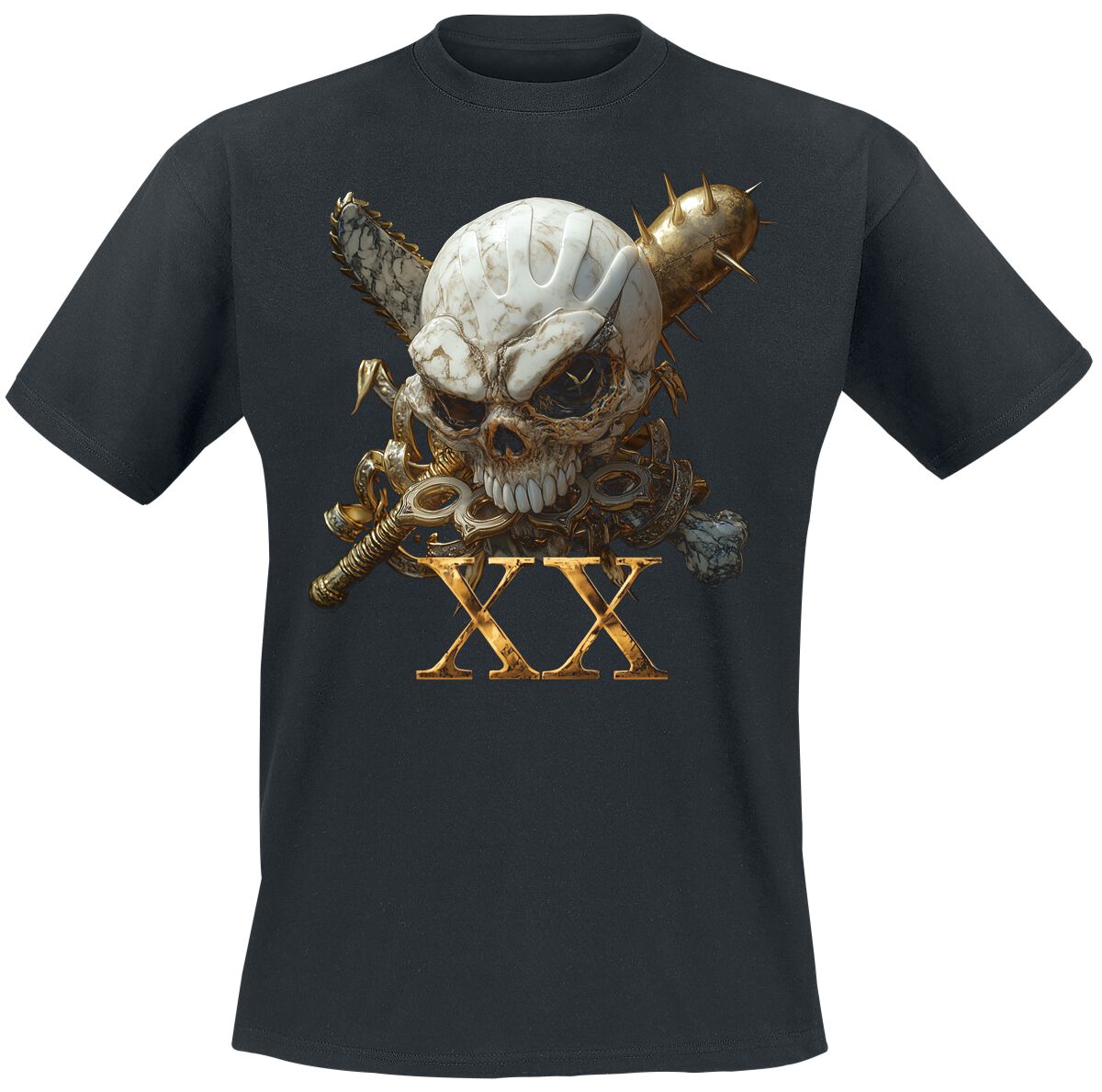 4068143359108 - Golden Horde XX T-Shirt schwarz in 5XL