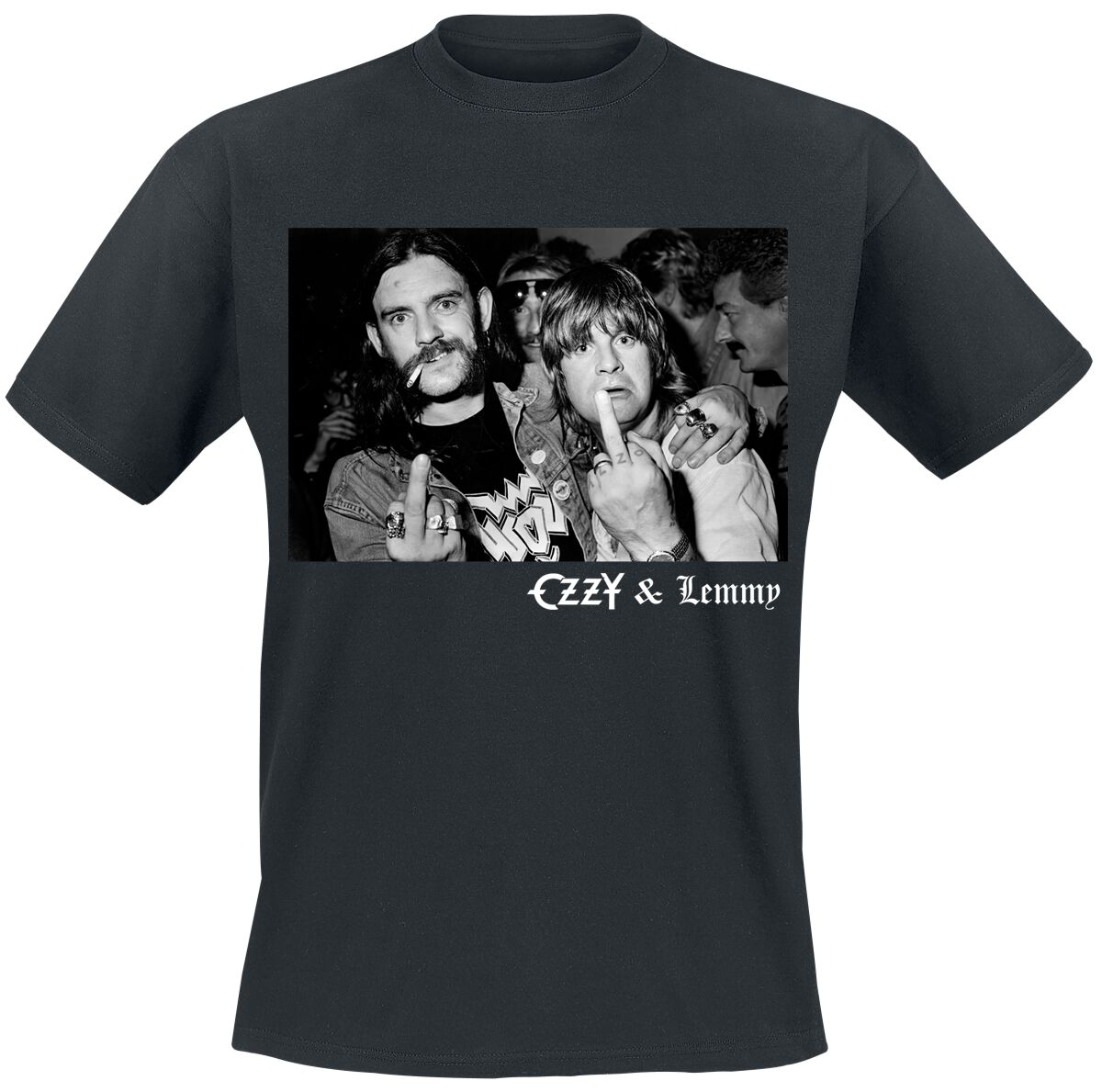 4068143359252 - Hellraiser - Ozzy & Lemmy T-Shirt schwarz in XXL