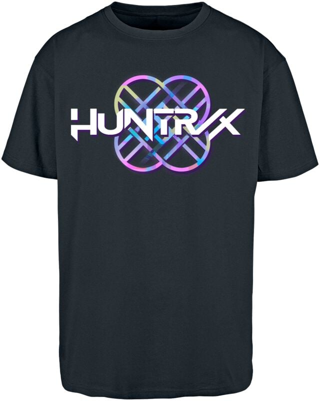 4068143360586 - Huntrix Logo Oversize T-Shirt schwarz in L