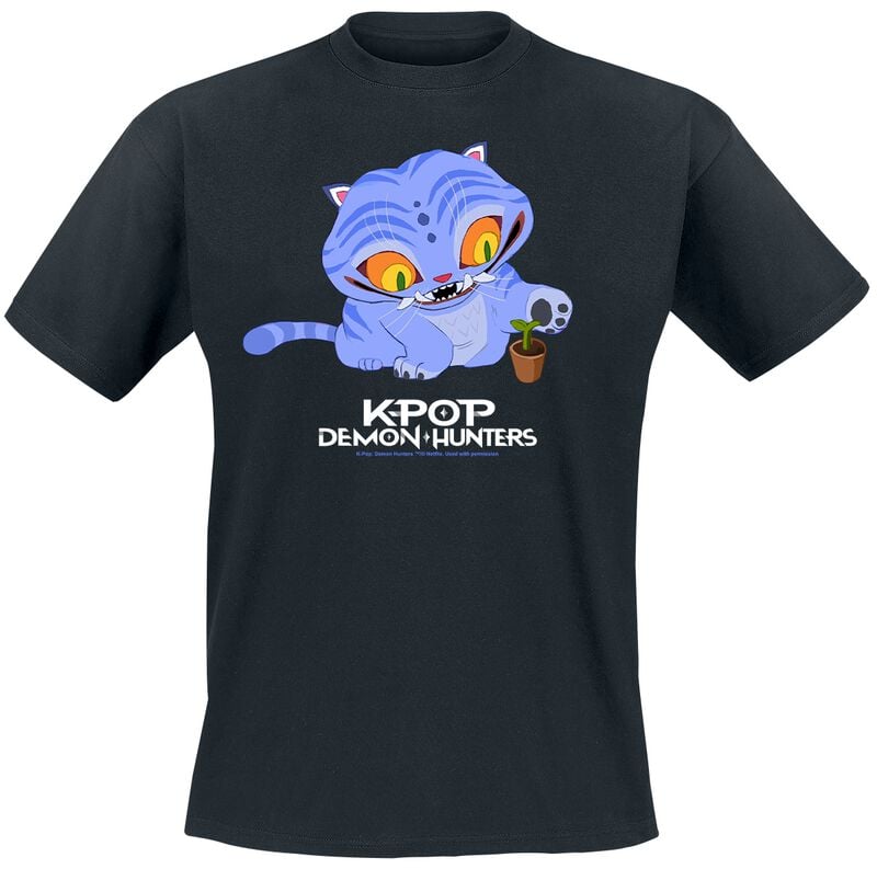 4068143360746 - Derpy Tiger T-Shirt schwarz in L 4068143360746 - Derpy Tiger T-Shirt schwarz in L