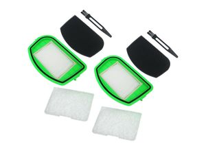 4068177006498 - Trade-shop - 2x Filter-Set (2x Vormotorfilter + 2x HEPA-Filter + 2x Mikrofilter) kompatibel mit Rowenta Moulinex Tefal Samurai Staubsauger