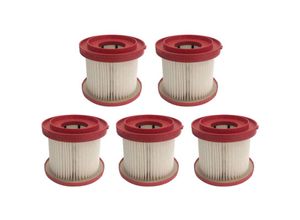 4068177155608 - Trade-Shop HEPA-Filter   Lamellenfilter   Staubsaugerfilter   Faltenfilter für viele Milwaukee Staubsauger wie M18 VC2-0 Nasssauger Trockensauger - 5