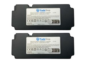 4068177218082 - 2x Trade-shop Li-Ion Akku 252V   4000mAh für G-Force 600 pro 800 pro R1000 Power-G Easymow Easymow 6HD SF600 eco 6HD-C Smart G-Force SB1200