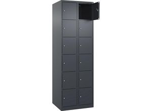 4068192003670 - 6er-Schließfachschrank Evolo PLUS - kaiserkraft