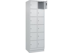 4068192023449 - 6er-Schließfachschrank Evolo PLUS - kaiserkraft