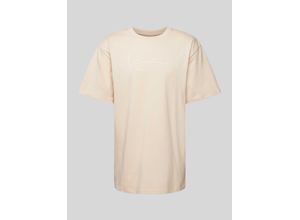 4068197113732 - T-Shirt mit Label-Print