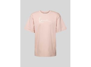 4068197114579 - T-Shirt mit Label-Print Modell Signature