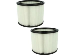 4068201260759 - 2x Filterelement kompatibel mit Stihl se 90 61 e 85 c Nass- Trockensauger - Feinstaubfilter Papier   Gummi - Vhbw