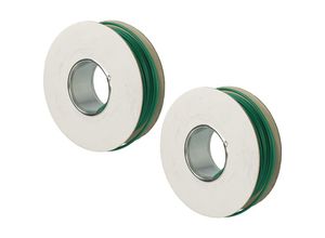 4068201262425 - vhbw 2x Begrenzungskabel kompatibel mit Husqvarna Automower 520 Automower 550 Mähroboter - Begrenzungsdraht 50 m Grün