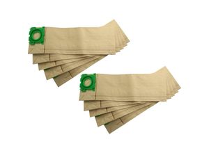 4068201271298 - 10x Staubsaugerbeutel kompatibel mit Sebo Airbelt K1 Hunter K1 Komfort K1 Lemon K1 Onyx K3 Staubsauger - Papier 411cm x 132cm braun - Vhbw