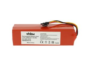 4068201282881 - vhbw 1x Akku Ersatz für Xiaomi BRR-2P4S-5200S STYTJ02ZHM STYTJ01ZHM für Staubsauger (6000 mAh 144 V Li-Ion)