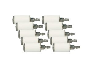 4068201286254 - Vhbw - 10x Kraftstofffilter Ersatz für 530095649 530026931 530095646 530047004 für Gartengeräte zB Motorsäge Motorsense