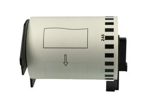 4068201288135 - Vhbw - Etiketten-Rolle 103mm x 3048m Ersatz für Brother DK-22246 für Etiketten-Drucker - Selbstklebend