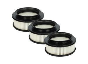 4068201318122 - Vhbw - 3x Vormotorfilter kompatibel mit Rowenta X-Force Flex 1160 RH9890WO Staubsauger - Motorschutzfilter Abwaschbar