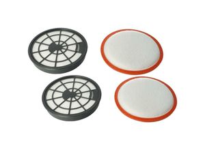 4068201320088 - Filter-Set kompatibel mit Dirt Devil DD2720-6 DD2720-7 DD2720-5 DD2720-4 DD2720-8 Staubsauger - 4x Filter (Abluft-Filter Motorschutz-Filter)