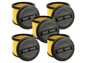 4068201321795 - 5x Faltenfilter kompatibel mit Einhell th-vc 1815 te-vc 2340 sa th-vc 1820 1 s th-vc 1820 s th-vc 1930 sa Staubsauger - Filter Patronenfilter