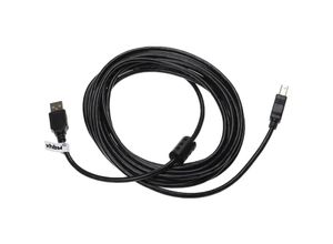 4068201342998 - Usb a auf usb b Druckerkabel Scannerkabel Adapterkabel kompatibel mit Boss Katana MK1 100 Katana MK1 50 - 5 m Schwarz - Vhbw