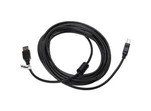 4068201343001 - Vhbw - usb a auf usb b Druckerkabel Scannerkabel Adapterkabel kompatibel mit Boss Katana MK2 100 Katana MK2 50 - 5 m Schwarz