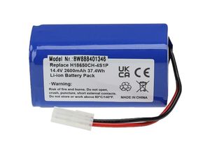 4068201364228 - vhbw Akku kompatibel mit Flyco FC9601 FC9602 Staubsauger (2600 mAh 144 V Li-Ion)