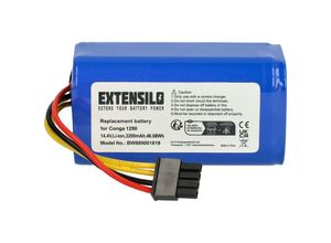 4068201364785 - 1x Akku kompatibel mit Blaupunkt BlueBot XSmart BPK-VCBB1XVB Saugroboter (3200 mAh 144 v Li-Ion) - Extensilo