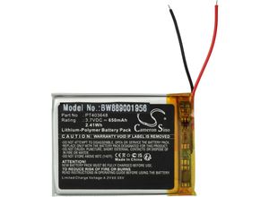 4068201365010 - Akku Ersatz für Denon PT403648 für Wireless Headset Kopfhörer (650 mAh 37 v Li-Polymer) - Vhbw