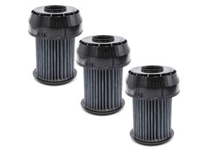 4068201382574 - Vhbw - 3x Faltenfilter kompatibel mit Bosch bgs 6-1431 (Serie 02 bis 04) 6-1430CH (Serie 02 bis 04) Staubsauger - Filter Patronenfilter schwarz