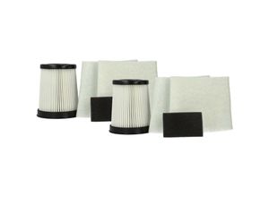 4068201402180 - Filter-Set kompatibel mit Dirt Devil M2881-8 M2881-6 M2881-7 M2881-9 Staubsauger - 8x Filter - Vhbw