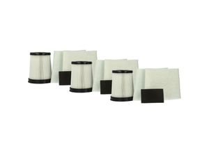 4068201402227 - Filter-Set kompatibel mit Dirt Devil M2881-8 M2881-6 M2881-7 M2881-9 Staubsauger - 12x Filter - Vhbw