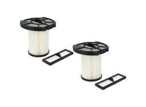4068201403279 - Vhbw - Filter-Set kompatibel mit Dirt Devil Centrixx M2882-6 M2882-0 M2882 M2882-1 M2882-5 M2882-4 M2882-3 M2882-2 Staubsauger - 4x Filter