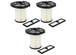 4068201403354 - Vhbw - Filter-Set kompatibel mit Dirt Devil Centrixx M2882-6 M2882-0 M2882 M2882-1 M2882-5 M2882-4 M2882-3 M2882-2 Staubsauger - 6x Filter