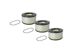 4068201404009 - vhbw Filterset 3x Staubsaugerfilter kompatibel mit Nilfisk Attix 44-21 IC 33-2M IC 33-2M PC 33-2M 33-xx Staubsauger - HEPA Filter Allergiefilter