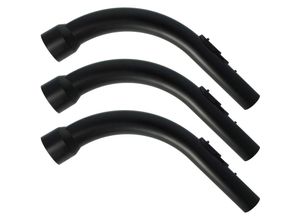 4068201435256 - Vhbw - 3x Griff kompatibel mit Miele SGDN0 SGDH0 SGDG1 SGDF4 SGDG0 Staubsauger - Handgriff Ersatzteil 35 mm Anschluss 34 cm Lang