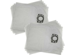 4068201460708 - 10x Staubsaugerbeutel kompatibel mit Kärcher se 4002 se 4001 wd 1 Compact Battery wd 2 Staubsauger - Mikrovlies 53cm x 44cm Weiß - Vhbw