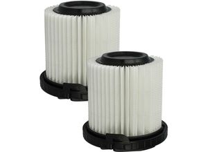 4068201467929 - Vhbw - 2x Feinfilter Ersatz für Kärcher 2863-2390 für Staubsauger - Luftfilter Weiß