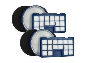 4068201471155 - Vhbw - Filter-Set kompatibel mit Hoover TCR4223 001 TCR4224 TCR4226 011 TCR4233 001 Staubsauger - 4x Filter (HEPA-Filter Motorschutz-Filter)