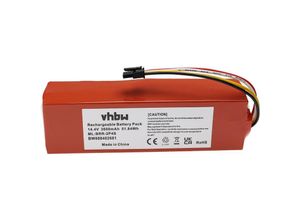 4068201475207 - Vhbw - Akku kompatibel mit Xiaomi Roborock Q5 Pro Q5PR52-00 Q5 Pro Q50ULE Q7+ Q7P02-00 Q7 Saugroboter (3600 mAh 144 v Li-Ion)