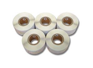 4068201490316 - Set 5x Etiketten-Rolle 25mm x 54mm (500 Etiketten) kompatibel mit Seiko Smart Label Printer SLP240 SLP410 SLP420 Etiketten-Drucker - Vhbw