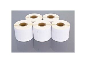 4068201491160 - Set 5x Etiketten-Rolle 54mm x 101mm (220 Etiketten) kompatibel mit Dymo LabelWriter LW400 Turbo LW450 Duo LW450 Etiketten-Drucker - Vhbw