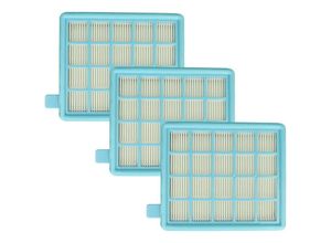 4068201495687 - Vhbw - Filterset 3x Staubsaugerfilter kompatibel mit Philips PowerPro­Compact FC8477 91 FC8474 61 FC8477 19 Staubsauger - hepa Filter Allergiefilter