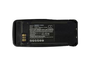 4068201502279 - vhbw Akku Ersatz für Motorola PMNN4101A PMNN4077 PMNN4101 für Funkgerät Walkie Talkie (2600 mAh 74 V Li-Ion) + Gürtelclip