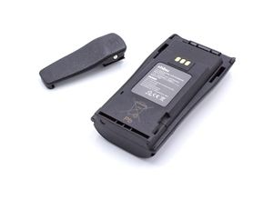 4068201507137 - Akku Ersatz für Motorola PMNN4253B für Funkgerät Walkie Talkie (2500 mAh 72 v NiMH) + Gürtelclip - Vhbw