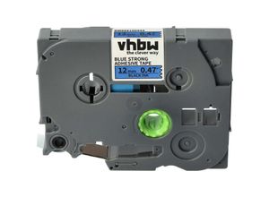 4068201539886 - 1x Schriftband-Kassette kompatibel mit Brother pt 1800+ 1800ECC 1810 1830SC 1830 Etiketten-Drucker 12mm Schwarz auf Blau Extra Stark - Vhbw 4068201539886 - 1x Schriftband-Kassette kompatibel mit Brother pt 1800+ 1800ECC 1810 1830SC 1830 Etiketten-Drucker 12mm Schwarz auf Blau Extra Stark - Vhbw