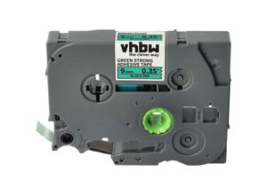 4068201548178 - Vhbw - 1x Schriftband-Kassette kompatibel mit Brother pt 1800+ 1800ECC 1810 1830SC 1830VP 1830 Etiketten-Drucker 9mm Schwarz auf Grün Extra 4068201548178 - Vhbw - 1x Schriftband-Kassette kompatibel mit Brother pt 1800+ 1800ECC 1810 1830SC 1830VP 1830 Etiketten-Drucker 9mm Schwarz auf Grün Extra
