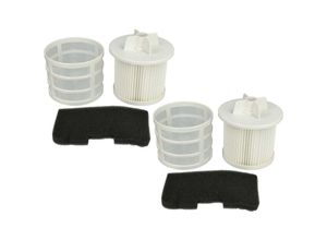 4068201559969 - Vhbw - Filter-Set kompatibel mit Hoover SE71SE61011 39001374 SE71SE60011 39001280 Staubsauger - 4x Filter (Abluft-Filter Vormotor-Filter)