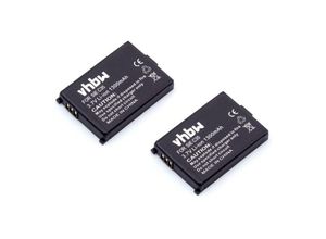 4068201560903 - 2x Akku kompatibel mit Telekom T-Sinus 710xa Micro 710x Micro 700 Micro schnurlos Festnetz Telefon (1300 mAh 37 v Li-Ion) - Vhbw