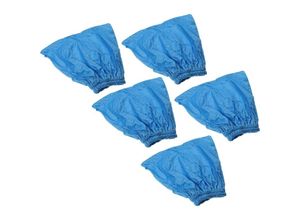 4068201562129 - vhbw 5x Textilfilter kompatibel mit Aldi Top Craft TC-NTS 30 A Staubsauger Nass- Trockensauger - Stoffbeutel Abwaschbar Blau